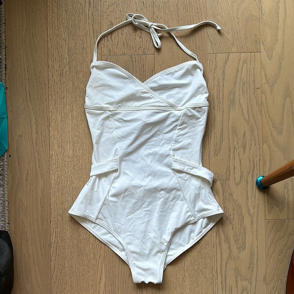 Vintage White Chloé One Piece Bathing Suit